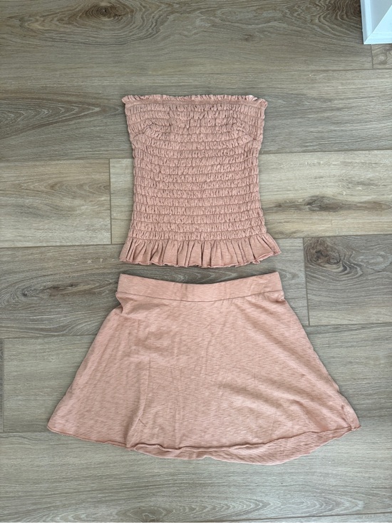 Free People Dresses & Skirts - Free People Smocked Tube Top & Skirt Set XS